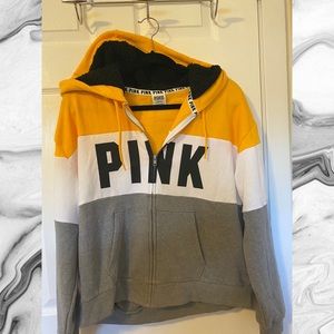 VS PINK zip up hoodie